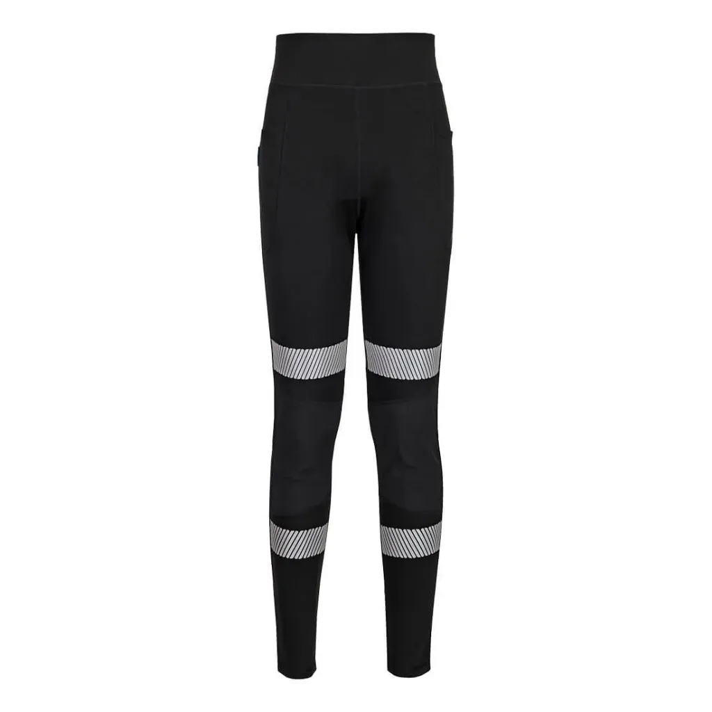 [KX381BKRXS] Enhanced Flexi Work Leggings für Frauen KX381 (Schwarz, XS)