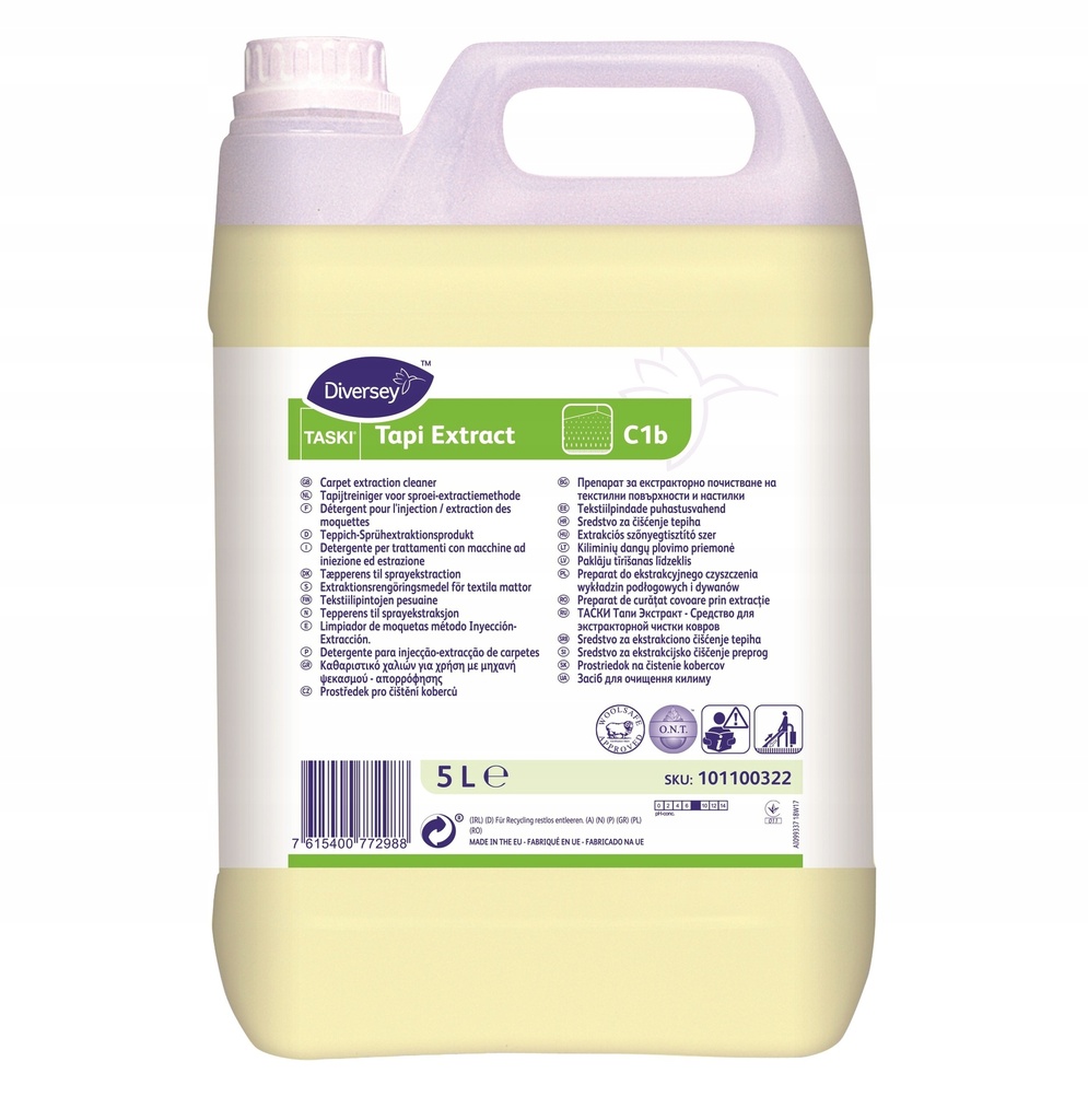 [101100322] Teppichreinigungsmittel Tapi Extract C1b"Sprühextraktionsprodukt, 2x5L Bidon