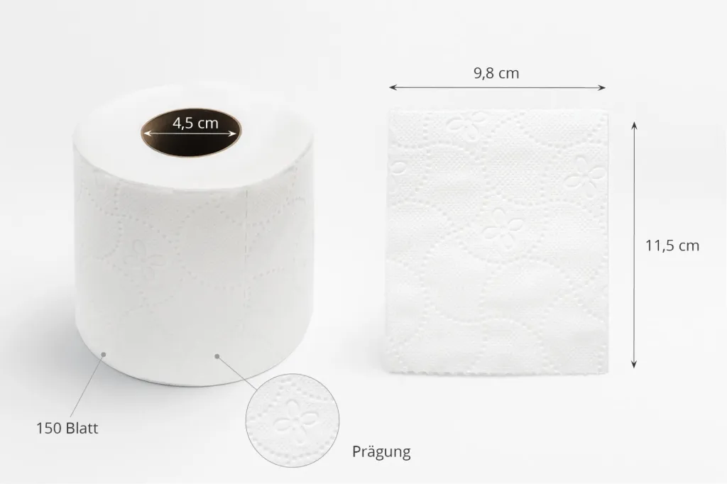[88015] Toilettenpapier 4-lagig, 150 Blatt