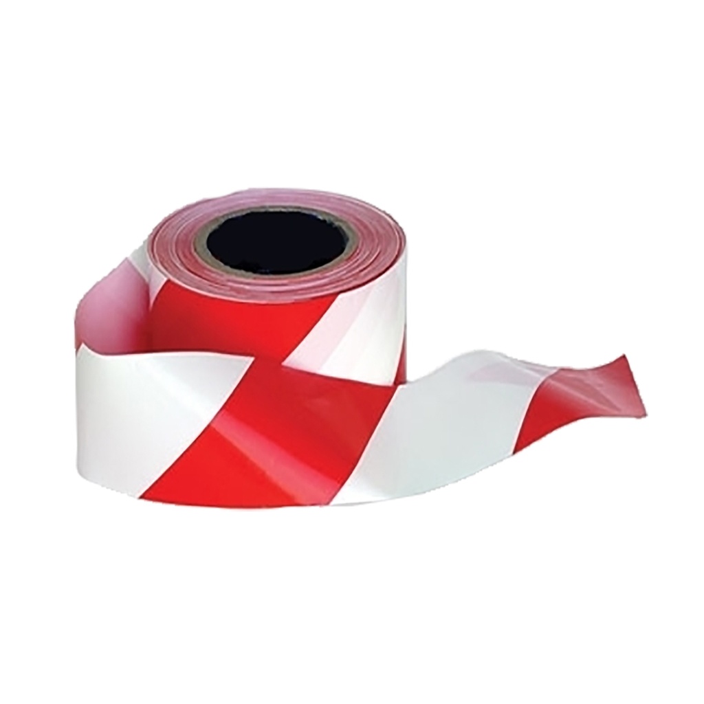 [BT10-Rot / Weiss] Absperrband rot-weiss, 500 Meter