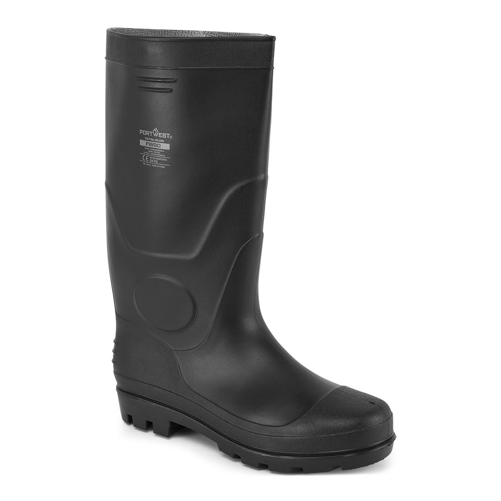 [FW90BKR36] Gummistiefel FW90 PVC (Schwarz, 36)