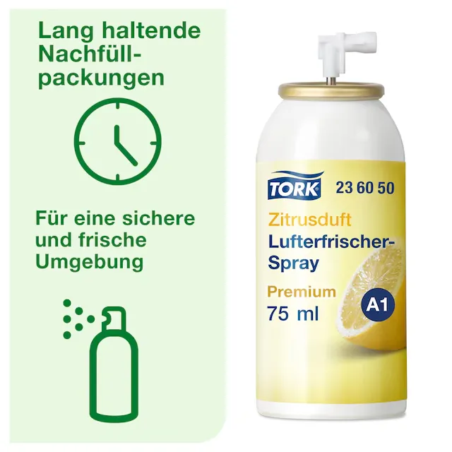 [236050] Duft Nachfüllung Tork Spray  A1 75 ml (Zitrusduft A1)