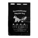 Hundekotbeutel HDPE  Rot & Schwarz