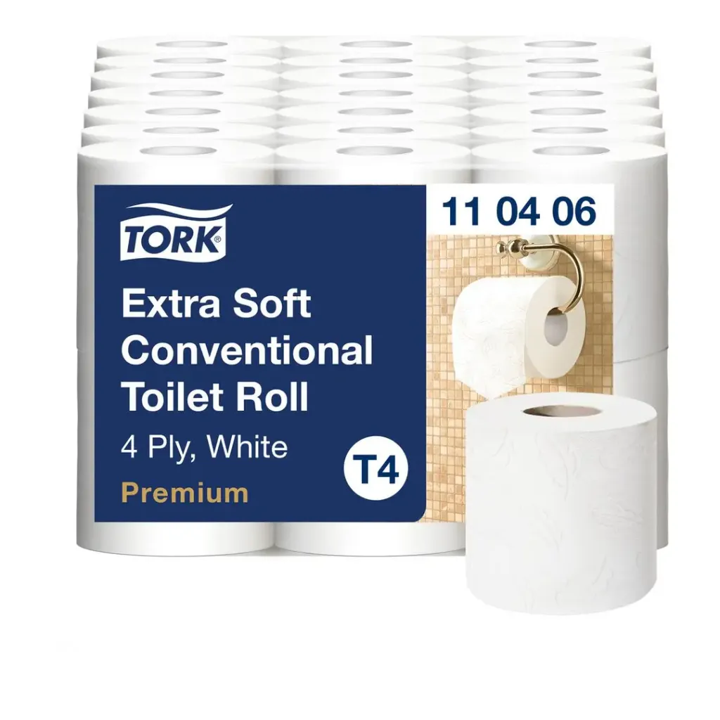 Toilettenpapier Tork 4-Lagig 150 Blatt Kleinrollen