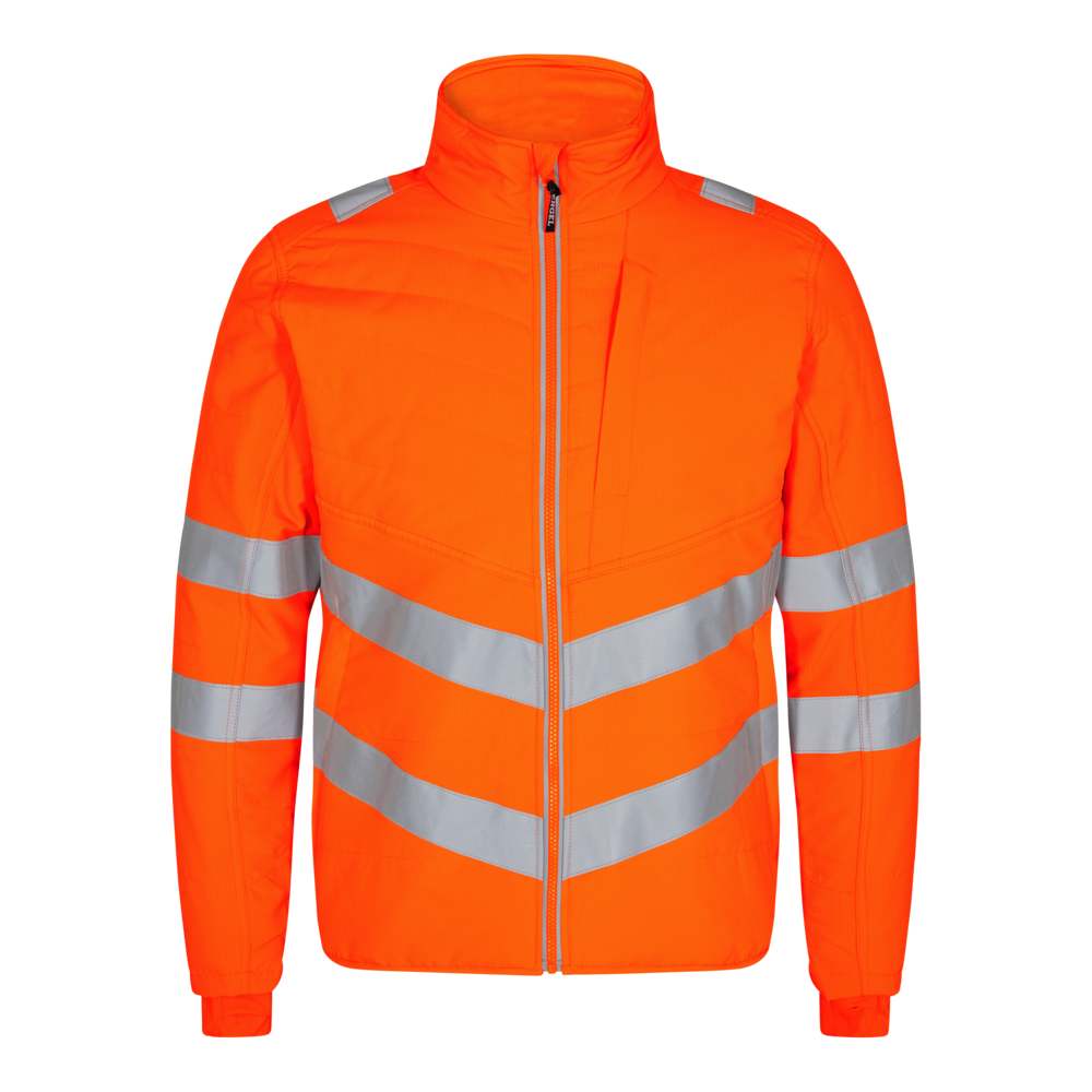 [1159-158-10-XS] Safety Stepp-Jacke (HV Orange, XS)