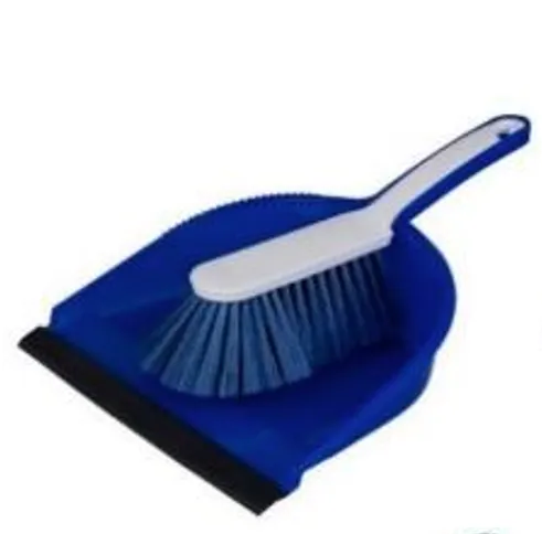 Hygiene Kehrgarnitur "Profi" mit farbiger Schaufel