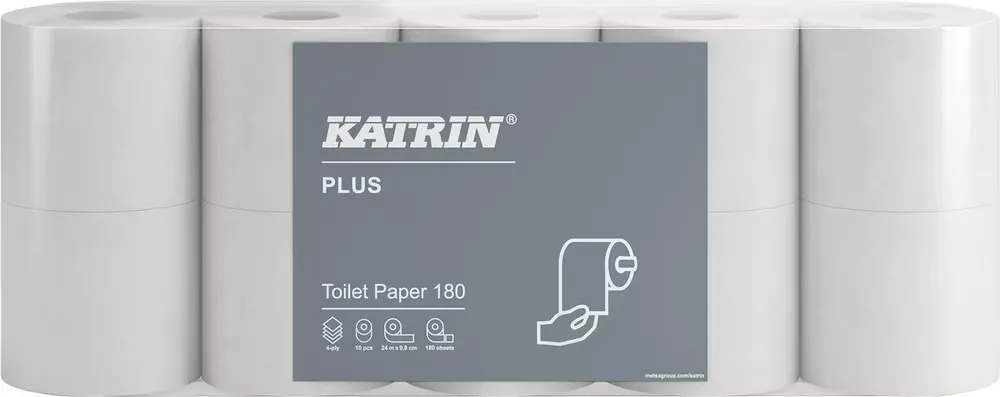 Toilettenpapier 4-lagig,180 Blatt