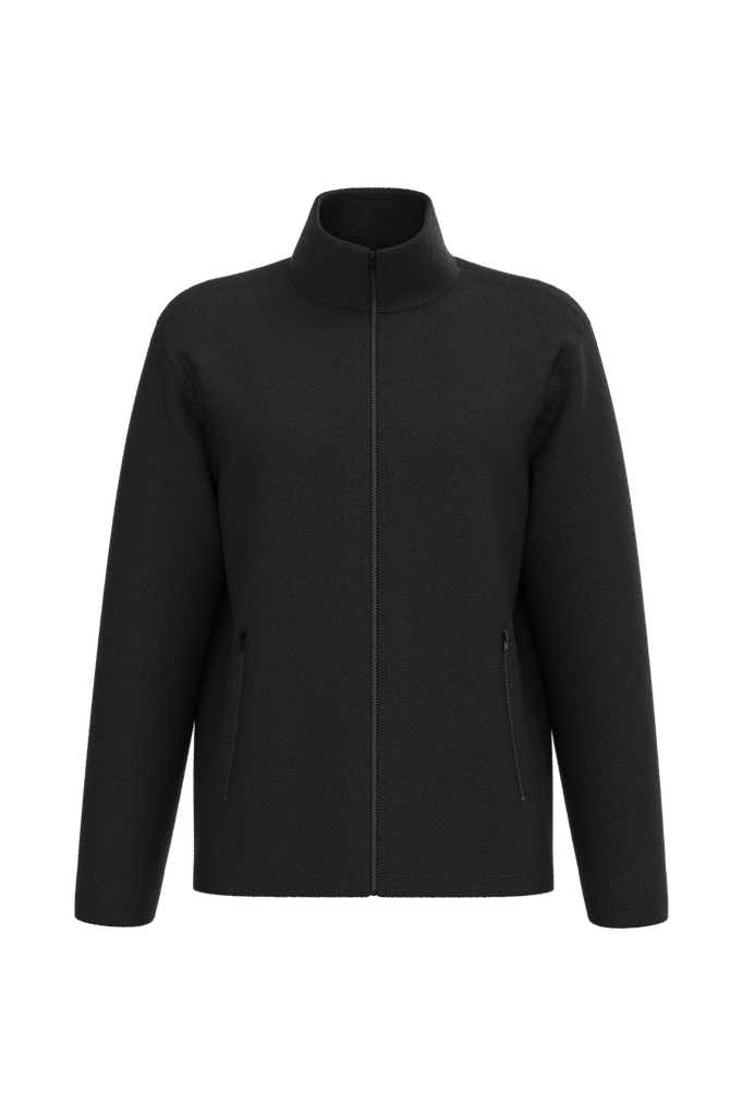 [IB900_95502_95493] Unisex Fleecejacke IB900 (XS, Schwarz)