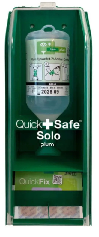QuickSafe Erste Hilfe Station Solo mit Augenspülung