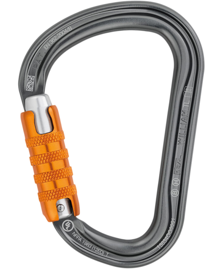 [91917] Karabiner PETZL WILLIAM, Aluminium
