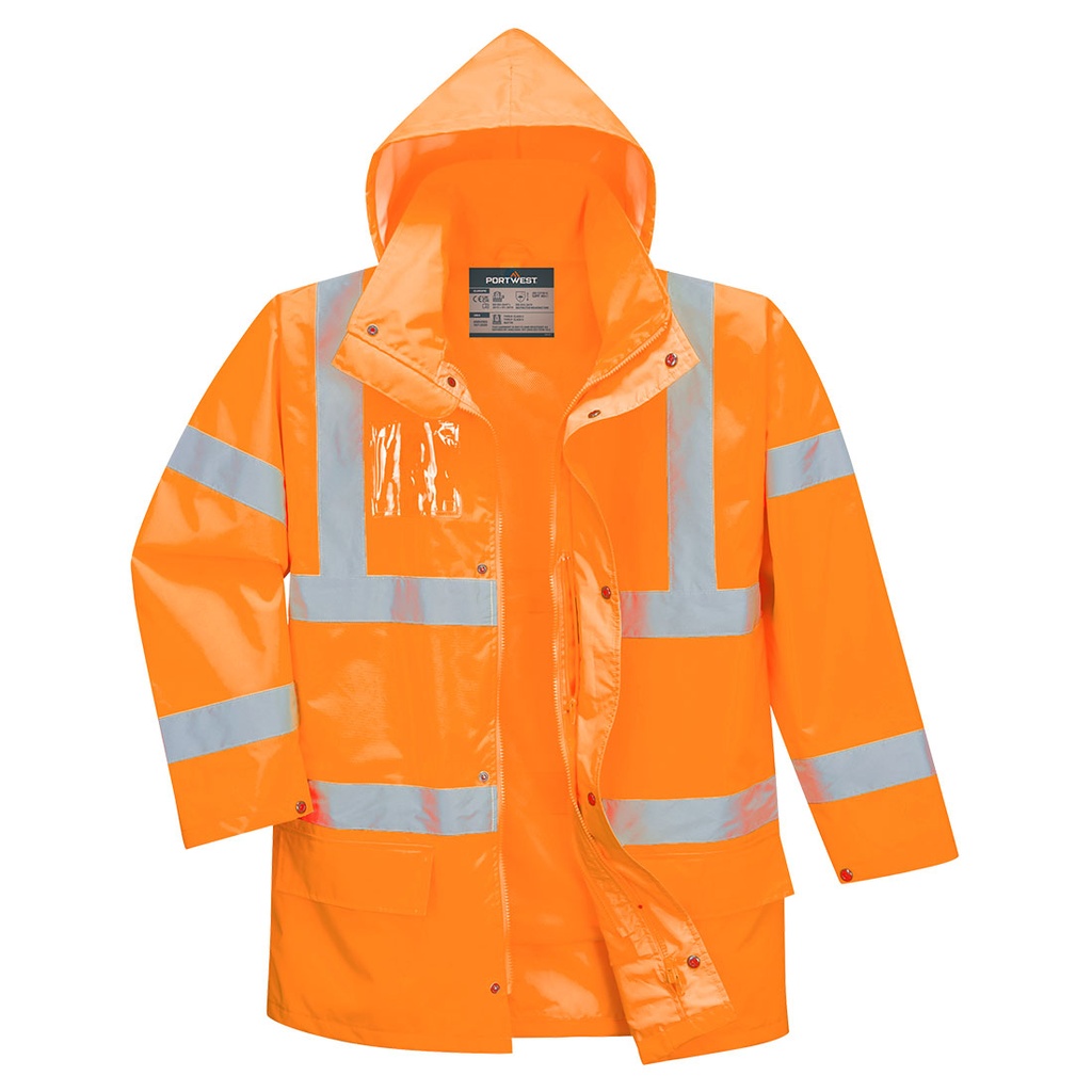[S765ORRS] Hi-Vis 5-in-1-Jacke Essential S765 (S, Orange)