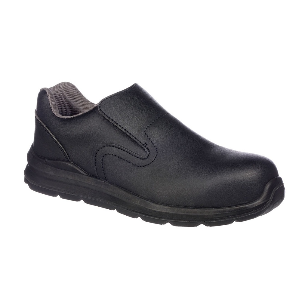 [FD62BKR36] Sicherheitsschuhe FD62 Compositelite Slip On Trainer (Schwarz, 36)