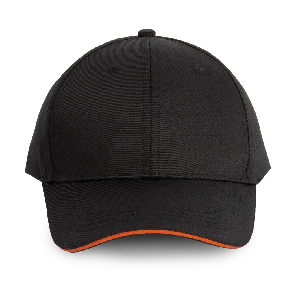 6-Panel-Cap mit Kontrast-Sandwichschirm WKP145