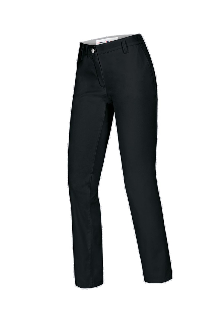 [1734-686-32-34n] BP® STRETCH-Chinohose für Damen 1734-686 (Schwarz, Normal, 34)