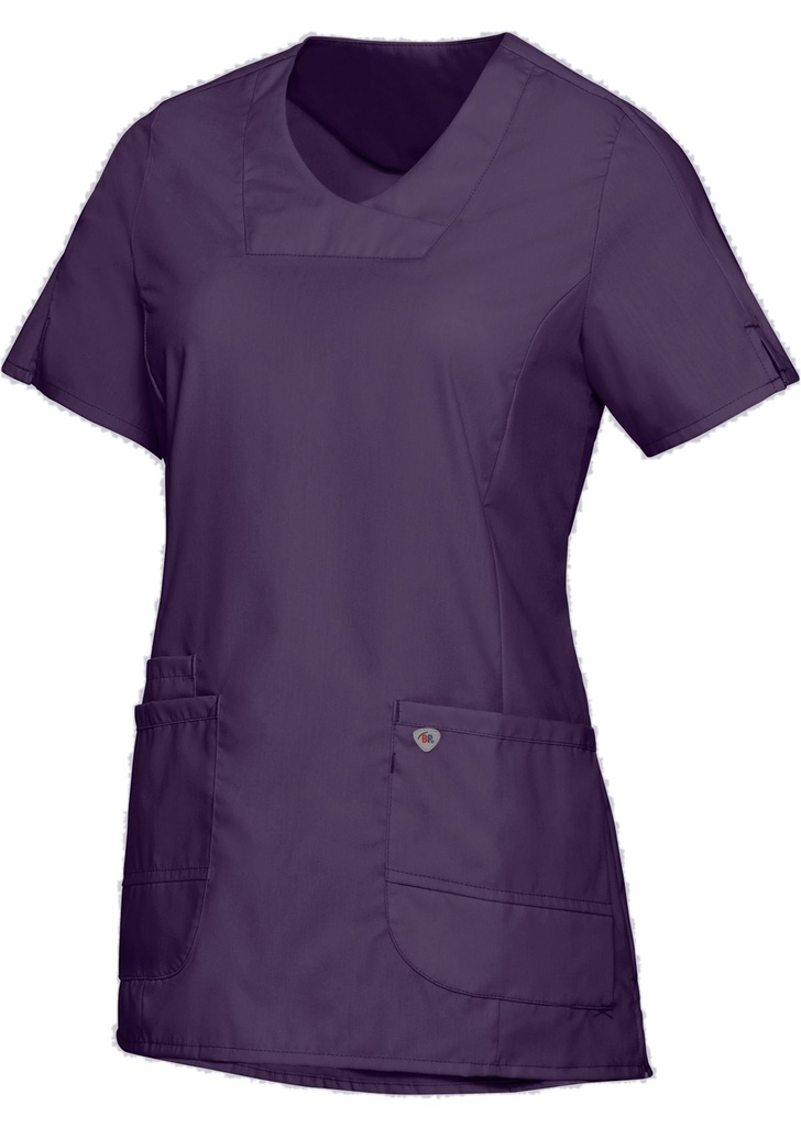 [1762-241-0890-XSn] BP® Leichter Schlupfkasack für Damen 1762-241 (XS, Aubergine)