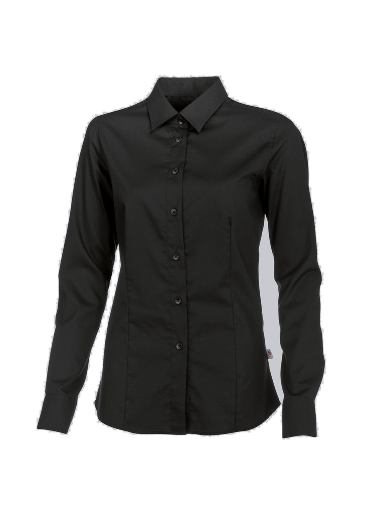 [1560-682-32-32] BP® STRETCH-Damenbluse 1560-682 (Schwarz, 32)