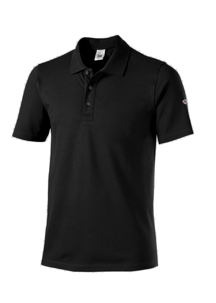 [1712-230-32-XS] BP® Poloshirt für Sie & Ihn 1712-230 (XS, Schwarz)