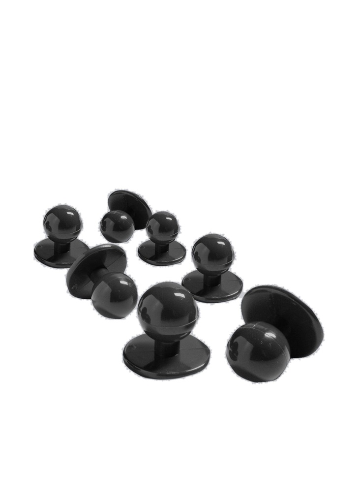 [1031-003-32] BP® Kugelknöpfe 1031-003 (Schwarz)