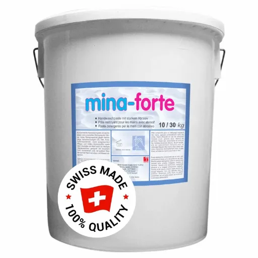 Handreinigungspaste mina-forte für Öl, Fett, Russ & Farbreste natürliche Reibemittel